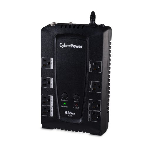 CyberPower CP685AVRG uninterruptible power supply (UPS) Line-Interactive 0.685 kVA 390 W 8 AC outlet(s)