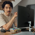 HP 23.8 inch All-in-One 24-cr0430 PC Intel® Core™ i3 i3-N300 23.8" 1920 x 1080 pixels 8 GB DDR4-SDRAM Black