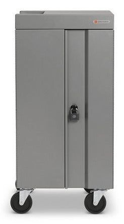 Bretford CUBE Cart Slim Portable device management cabinet Gray
