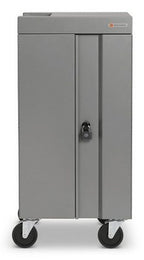 Bretford CUBE Cart Slim Portable device management cabinet Gray