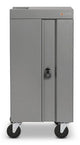 Bretford CUBE Cart Slim Portable device management cabinet Black
