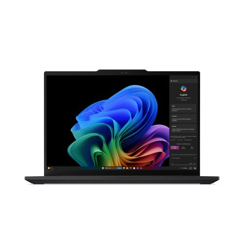 Lenovo ThinkPad T14s Gen 6 (Snapdragon) Copilot+ PC X1E-78-100 Laptop 14" Touchscreen WUXGA 32 GB LPDDR5x-SDRAM 512 GB SSD Wi-Fi 7 (802.11be) Windows 11 Pro English Black