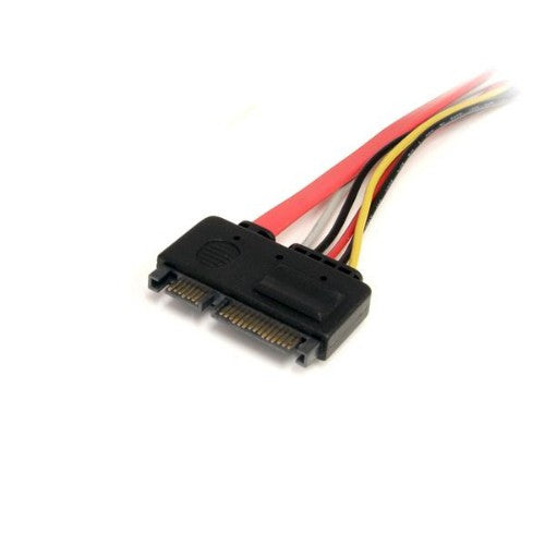 StarTech.com SATA22PEXT SATA cable 13.8" (0.35 m) SATA 22-pin SATA 7-pin + 15-pin Red
