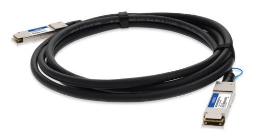 AddOn Networks QSFP-100G-PDAC50CM-FT-AO InfiniBand/fibre optic cable 19.7" (0.5 m) QSFP28 DAC Black, Stainless steel