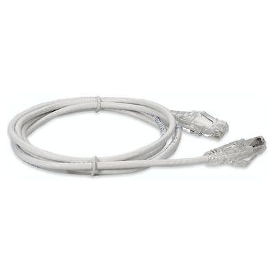 AddOn Networks ADD-7FSLCAT6A-WE networking cable White 83.9" (2.13 m) Cat6a U/UTP (UTP) Round