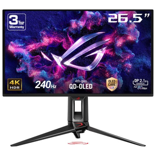 ASUS ROG Swift OLED PG27UCDM computer monitor 26.5" 3840 x 2160 pixels 4K Ultra HD QD-OLED Black