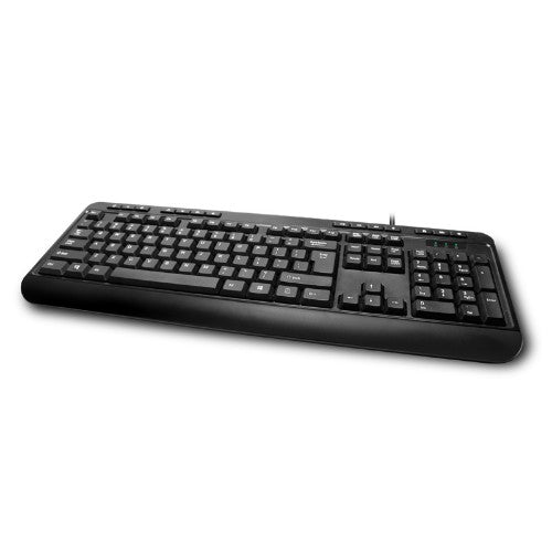 Adesso AKB-132CB keyboard Mouse included Home USB QWERTY US English Black