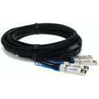 AddOn Networks JNP-QSFP-DACBO-3M-AO InfiniBand/fibre optic cable 118.1" (3 m) QSFP+ 4xSFP+ Black