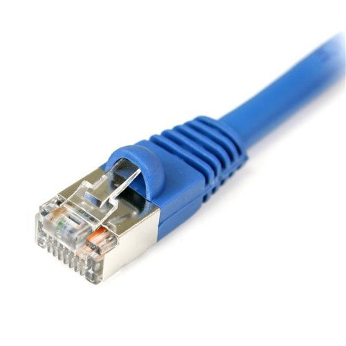 StarTech.com 15 ft Blue Shielded (Snagless) Category 5e (350 MHz) STP Patch Cable networking cable 179.9" (4.57 m)