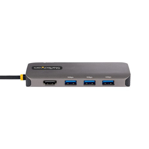 StarTech.com 127B-USBC-MULTIPORT laptop dock/port replicator Wired USB 3.2 Gen 1 (3.1 Gen 1) Type-C Gray