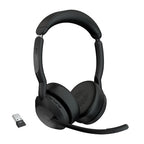 Jabra Evolve2 55 Headset Wireless Head-band Office/Call center USB Type-C Bluetooth Charging stand