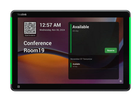 Yealink RoomPanel Plus E2 10.1" 1280 x 800 pixels LCD 802.11a, 802.11b, 802.11g, Wi-Fi 4 (802.11n), Wi-Fi 5 (802.11ac) Gray Bluetooth