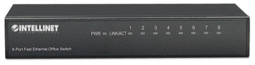 Intellinet 8-Port Fast Ethernet Office Switch Fast Ethernet (10/100) Black