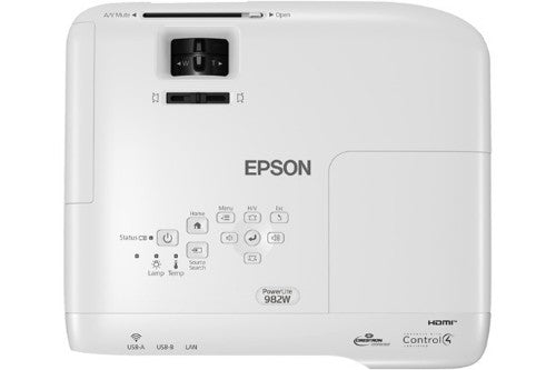 Epson PowerLite 982W data projector 4200 ANSI lumens 3LCD WXGA (1280x800) White