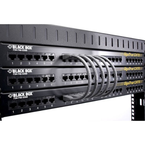 Black Box SpaceGAIN Cat.6 RJ-45 22.9cm networking cable Gray 9.02" (0.229 m) Cat6