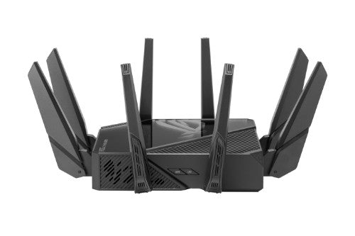 ASUS ROG Rapture GT-AXE16000 wireless router 10 Gigabit Ethernet Tri-band (2.4 GHz / 5 GHz / 6 GHz) Black