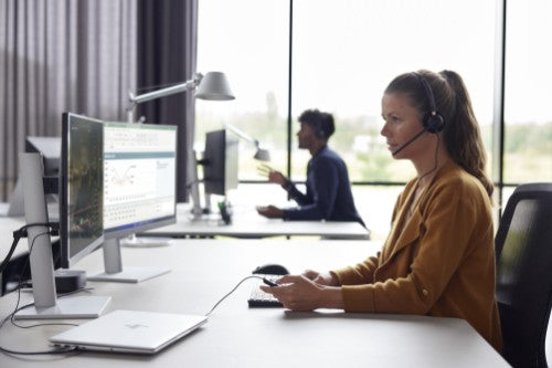 Poly EncorePro 510 with Quick Disconnect Monoaural Headset TAA