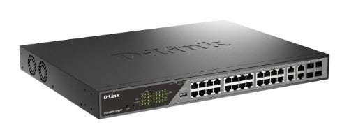 D-Link DSS-200G-28MPP network switch Managed L2 Gigabit Ethernet (10/100/1000) Power over Ethernet (PoE) 1U Gray