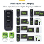 StarTech.com 2210GN-WALL-CHARGER mobile device charger Universal Black AC Fast charging Indoor