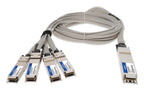 AddOn Networks CAB-O-4Q-400G-2M-AO InfiniBand/fibre optic cable 78.7" (2 m) OSFP 4x QSFP56 DAC Gray, Silver