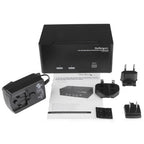 StarTech.com SV231TDVIUA KVM switch Black