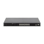 Eaton NGS16C2-1 network switch Managed L2 Gigabit Ethernet (10/100/1000) Power over Ethernet (PoE) 1U Black