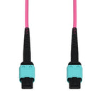 AddOn Networks ADD-MPOMPO-18M5OM4-MA InfiniBand/fibre optic cable 708.7" (18 m) MPO OFNR Aqua color, Magenta