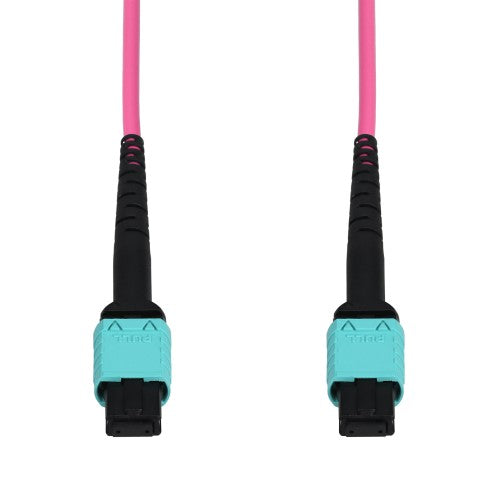 AddOn Networks ADD-MPOMPO-18M5OM4-MA InfiniBand/fibre optic cable 708.7" (18 m) MPO OFNR Aqua color, Magenta