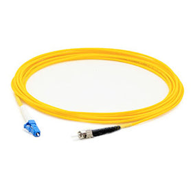 AddOn Networks 12m, ST - LC InfiniBand/fibre optic cable 472.4" (12 m) Yellow