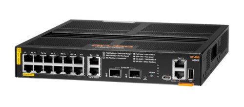 HPE Aruba Networking CX 6200F 12G Class4 PoE 2G/2SFP+ 139W Managed L3 Gigabit Ethernet (10/100/1000) Power over Ethernet (PoE) 1U