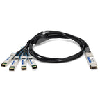 AddOn Networks ADD-Q28ARS28DE-P2M InfiniBand/fibre optic cable 78.7" (2 m) QSFP28 4x SFP28 Black