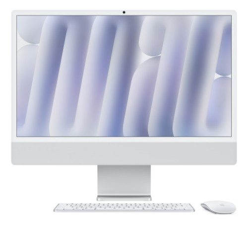 Apple iMac Apple M M4 23.5" 4480 x 2520 pixels All-in-One PC 16 GB 256 GB SSD macOS Sequoia Wi-Fi 6E (802.11ax) Silver