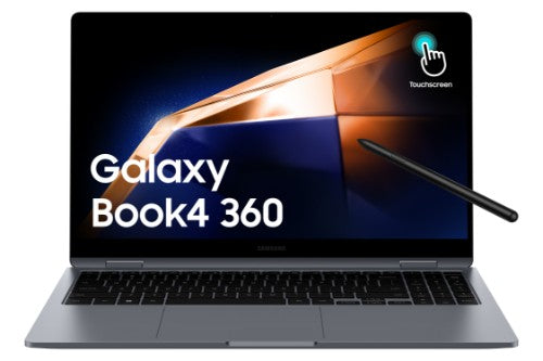Samsung Galaxy Book4 360 NP754QGK-KG1US laptop Intel Core 7 150U Hybrid (2-in-1) 15.6" Touchscreen Full HD 16 GB LPDDR5x-SDRAM 512 GB SSD Wi-Fi 6E (802.11ax) Windows 11 Home Gray