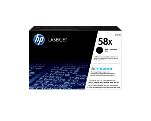 HP 58X High Yield Black Original LaserJet Toner Cartridge