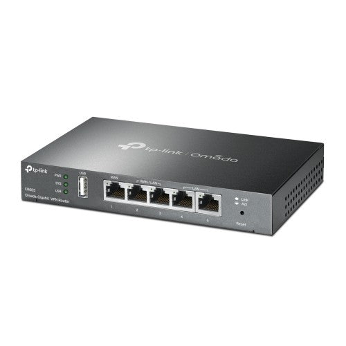 TP-Link Omada ER605 wired router Gigabit Ethernet Black