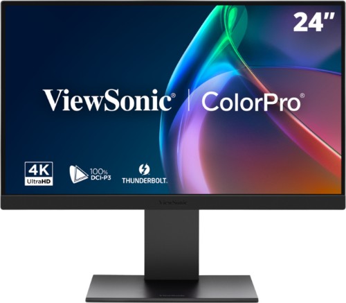 Viewsonic VP Series VP2488-4K computer monitor 24" 3840 x 2160 pixels 4K Ultra HD LED Black