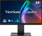 Viewsonic VP Series VP2488-4K computer monitor 24" 3840 x 2160 pixels 4K Ultra HD LED Black