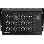 Trendnet TI-XPG102 network switch Unmanaged Power over Ethernet (PoE) Black
