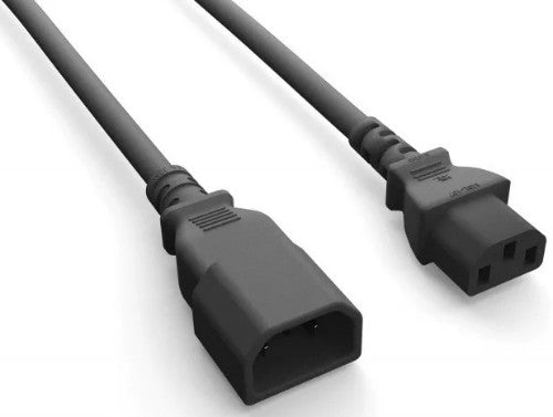 Axiom CAB-C13-C14-2M-AX power cable Black 71.7" (1.82 m) IEC C14 C13 coupler