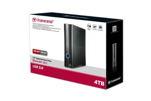 Transcend 4TB StoreJet 35T3 external hard drive 4000 GB Black
