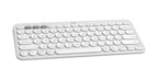 Logitech Pebble Keys 2 K380s keyboard Universal Bluetooth QWERTY English White