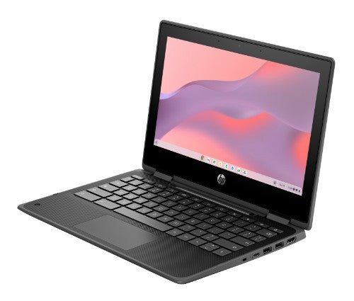 HP Fortis Flip G1i 11 Chromebook Intel® N N150 11.6" Touchscreen HD 8 GB LPDDR5x-SDRAM 64 GB eMMC Wi-Fi 6E (802.11ax) ChromeOS Black