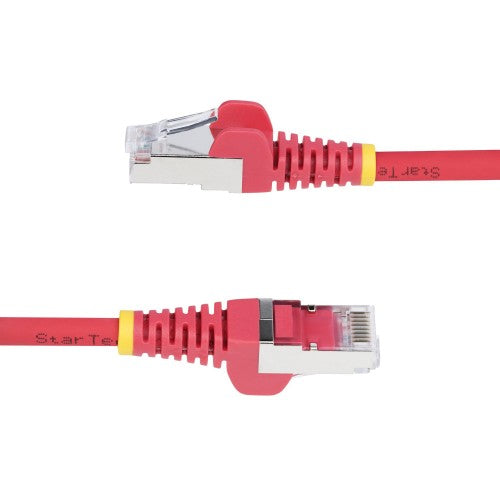 StarTech.com NLRD-1F-CAT6A-PATCH networking cable Red 12" (0.305 m) S/FTP (S-STP)