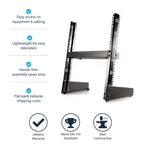 StarTech.com RK12OD rack cabinet 12U Freestanding rack Black