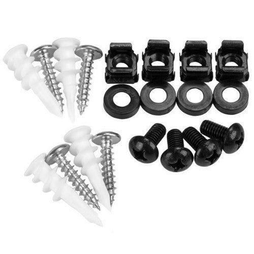 StarTech.com WALLMOUNTH2 rack cabinet 2U Wall mounted rack Black