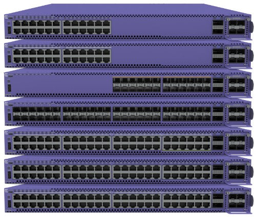 Extreme networks 5520-24X-ACDC-BASE network switch Managed L2/L3 Purple