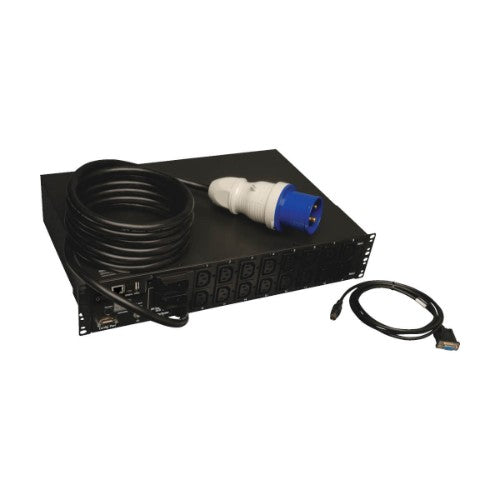 Tripp Lite PDUMH32HVNET power distribution unit (PDU) 16 AC outlet(s) 2U Black