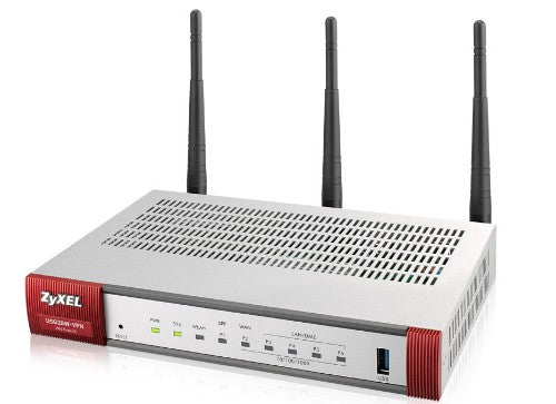 Zyxel USG20W-VPN-EU0101F wireless router Gigabit Ethernet Dual-band (2.4 GHz / 5 GHz) Gray, Red