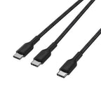 Belkin CAC004FQ1.5MBK USB cable USB 2.0 59.1" (1.5 m) USB C 2 x USB C Black
