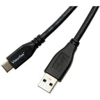VisionTek USB 3.1 1m USB cable USB 3.2 Gen 2 (3.1 Gen 2) 39.4" (1 m) USB C USB A 10 Gbit/s Black